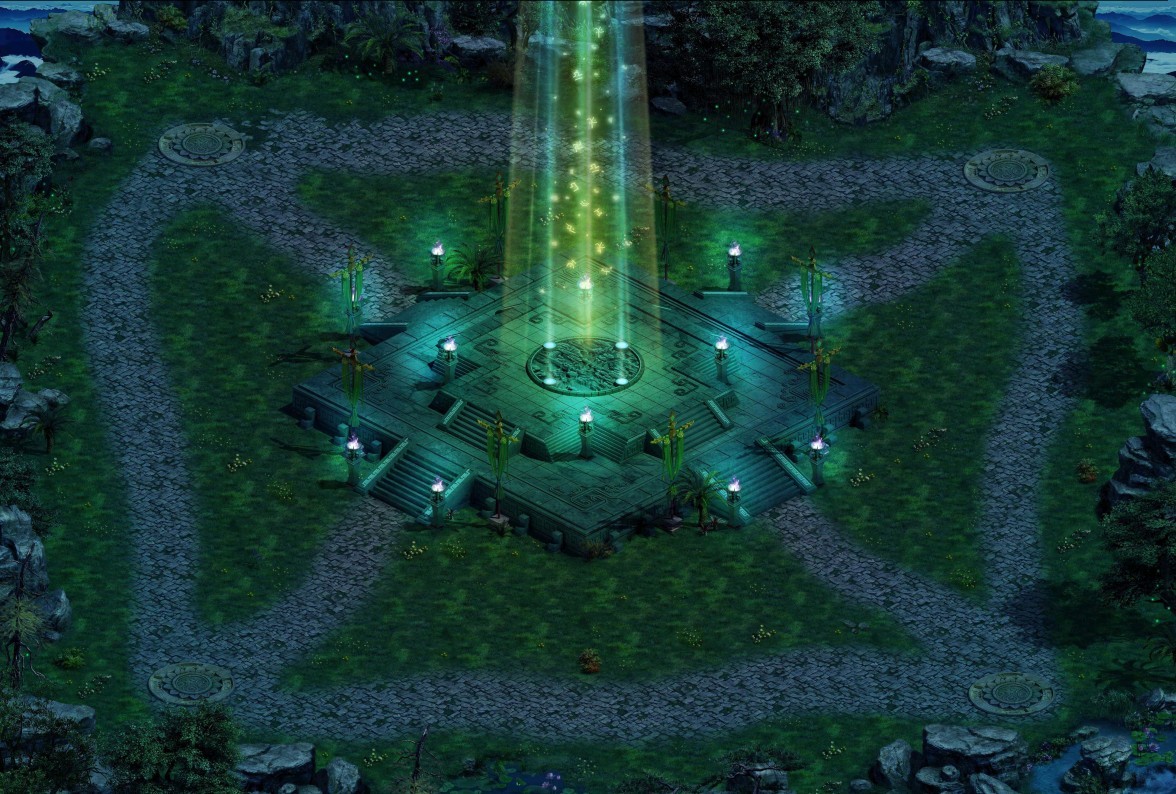 水月洞天传奇绿色真彩地图+地图工具202511162