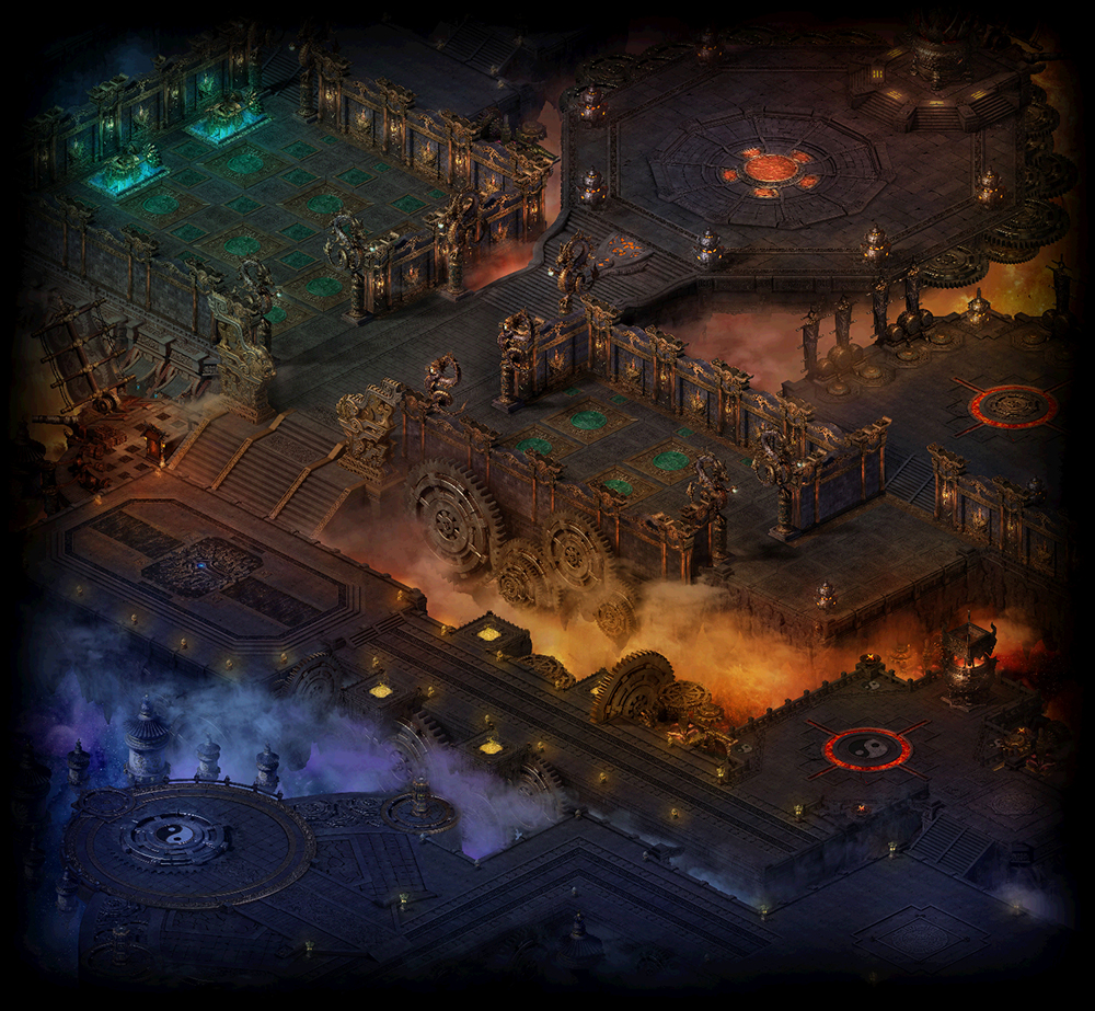 齿轮地宫真彩地砖超清传奇地图素材+工具20251117