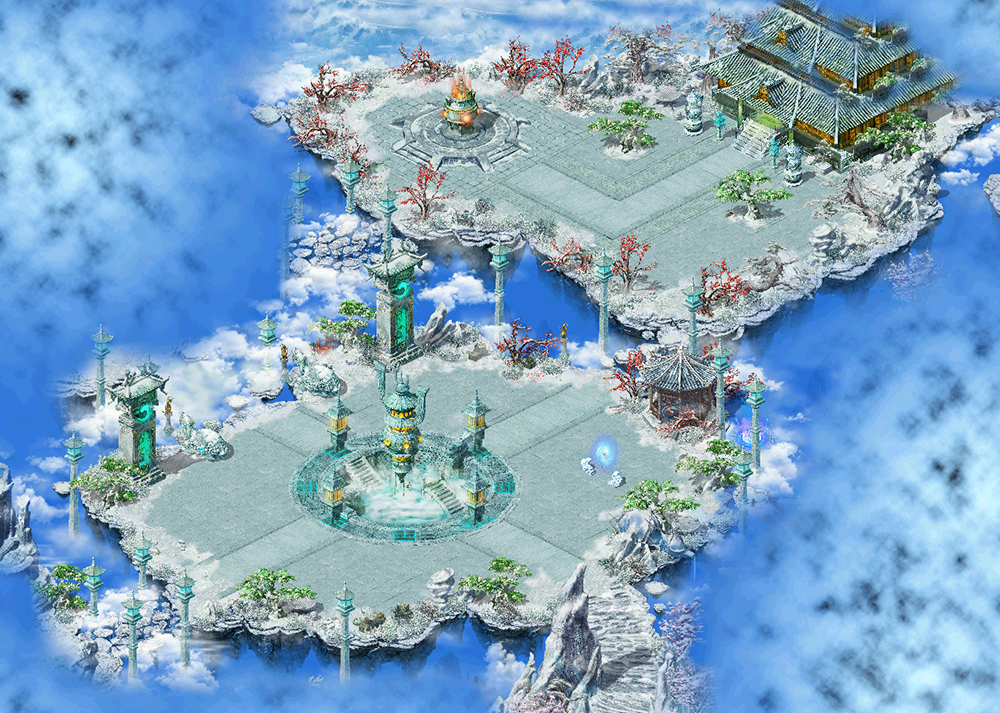 广寒宫真彩地砖超清素材传奇地图+工具202511196