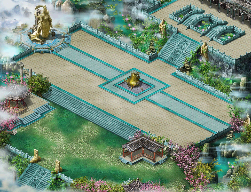 女神仙境真彩地砖超清传奇地图素材+工具202511213