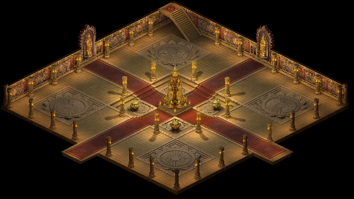 佛堂大殿真彩地砖超清传奇地图素材+工具202511223