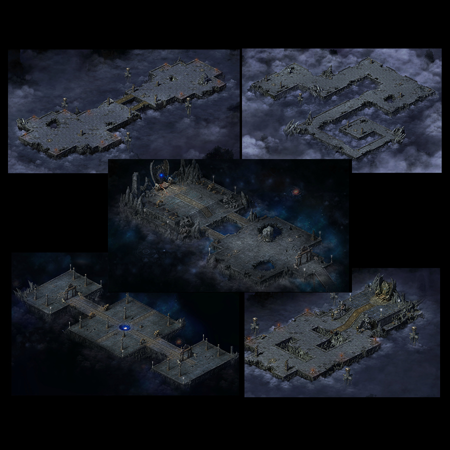 霸业秘境地图5张超清传奇地图素材真彩地砖+工具202512261