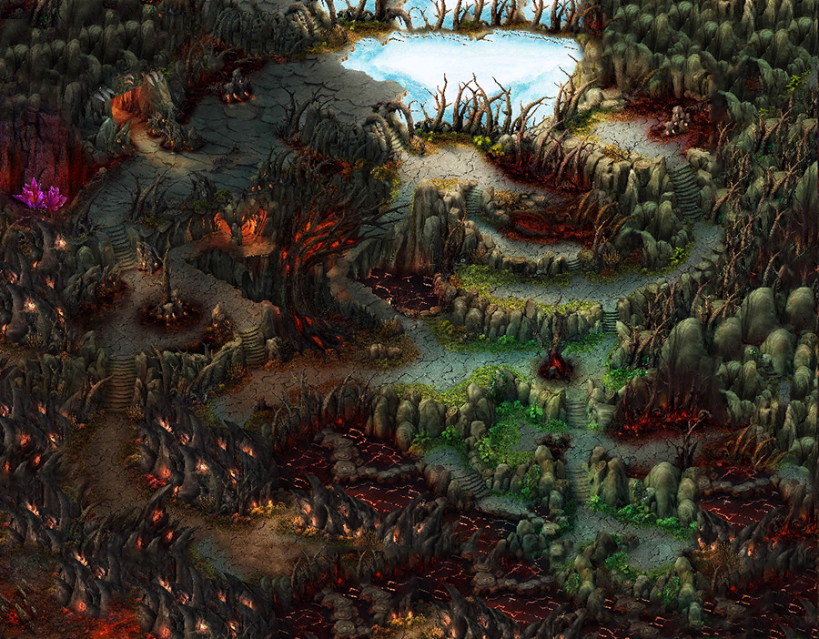 枯木石林真彩地砖超清传奇地图素材+工具202512316